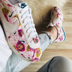 floral cortez shoes